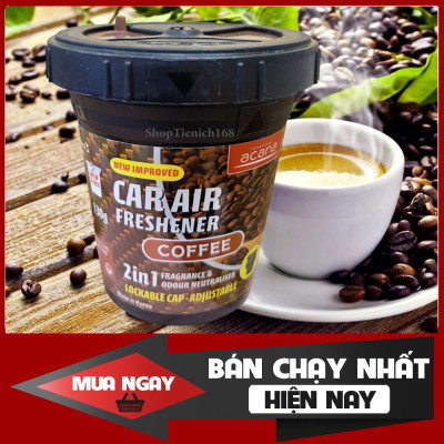 Sáp thơm ôtô thiên nhiên tiện dụng Acana 130g (hương hoa hồng)