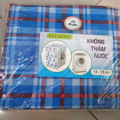 Áo Trùm Máy Giặt Cửa Ngang, Cửa Trước Size 12kg-15kg, Vải Dù Siêu Dày, Lựa Chọn Họa Tiết