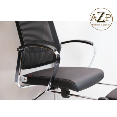 Siêu Phẩm Độc Quyền Ghế Thông Minh Dành cho Sếp, Ghế Giám Đốc, Ghế Văn Phòng AZP FURNITURE Ergonomic AZP-9142-DEN Ngả Nằm kèm Gác Chân Nhóm Cao Cấp 