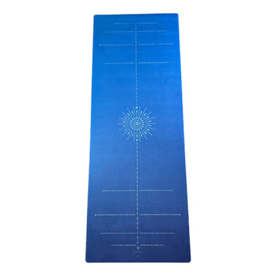 Thảm tập yoga chính hãng Yvonne, Pole Star Blue (TẶNG KÈM 3 PHẦN QUÀ), dày 6mm, bề mặt nhám, siêu bám, chống trơn trượt, thấm hút mồ hôi, càng nhiều mồ hôi càng bám, dễ vệ sinh, bề đẹp, sang trọng