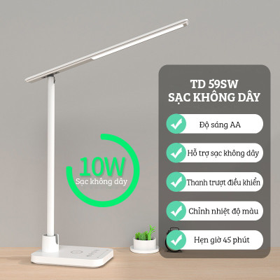 Đèn Bàn Học Cảm Biến Thông Minh FEIDASH TB59S / TB59SW - Nút cảm ứng 1 chạm kết hợp thanh trượt điều khiển độ sáng tiện dụng - Khớp nối giúp gấp gọn dễ dàng, tiết kiệm không gian - Tính năng khử ánh sáng xanh chống cận và bảo vệ mắt - Hàng chính hãng