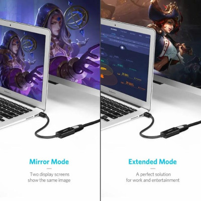 Ugreen UG40360MD112TK 25CM màu Đen Cáp chuyển đổi Mini DP sang HDMI hỗ trợ phân giải 4K x 2K - HÀNG CHÍNH HÃNG