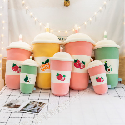 Thú Bông Ly Trà Sữa Trái Cây Mềm Mịn Siêu Dễ Thương Hàng Cao Cấp (25cm--->70cm) Gối Ôm Ly Trà Sữa Trái Cây Cute Đáng Yêu, An Toàn Cho Người Sử Dụng