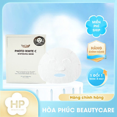 Mặt Nạ Dưỡng Da Mặt Cấp Ẩm Và Dưỡng Trắng Mịn Dành Cho Loại Da Khô Dr.Ci:Labo White C Whitening Mask (Set 05 miếng)
