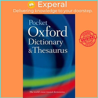 Sách - Pocket Oxford Dictionary and Thesaurus by Oxford Languages (UK edition, hardcover)