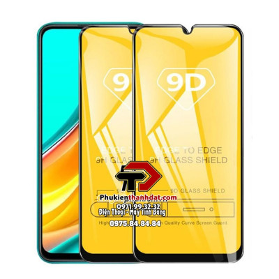 Kiính Cường Lực Full Màn Hình Cho Redmi 10A Chính Hãng Glass Pro 9H Chống Vỡ, Chống Va Đập- hàng chính hãng