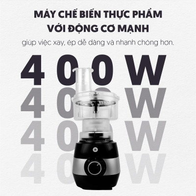 Máy Xay Thực Phẩm Đa Năng & Trong 1 Mishio MK323 - Hàng Chính Hãng