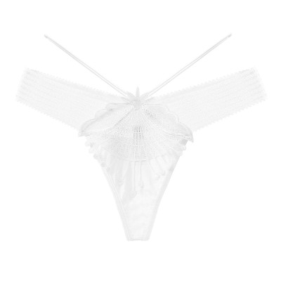 Quần lót nữ lọt khe sexy 2 dây cạp ren tua rua hạt