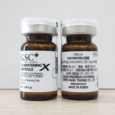 Tế bào gốc t rị nám, tàn nhang, t r ị thâm, làm trắng da Hàn Quốc GSC GV Whiteing Ampoule