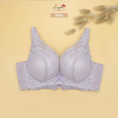 Áo Lót Nâng Ngực Nữ Không Gọng Cao Cấp LUPERI LU3AL864 Siêu Nâng Quả Đắp Ren Phù Hợp Cho Nàng Ngực Nhỏ Và Vừa