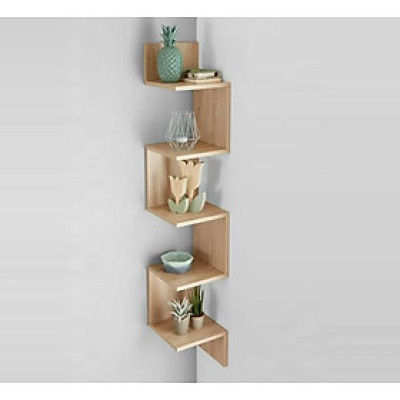 Kệ Gỗ Treo Góc Tường 5 Tầng Juno Sofa CTKT411 KT 125x25x25cm 