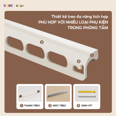 Quạt Sưởi Gốm Bear Máy Sưởi Mini Máy Sưởi Nhà Tắm Chống Thấm Nước Gió Nóng Lạnh Sử Dụng 4 Mùa Tiết Kiệm Điện DNQ-E20N1- Hàng Chính Hãng