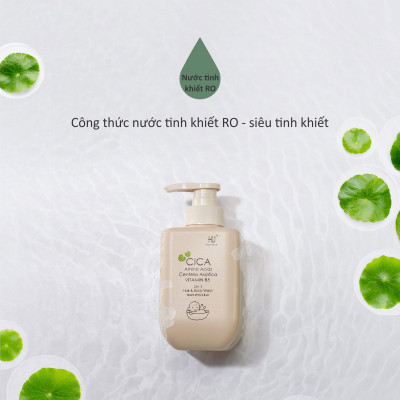 SỮA TẮM VÀ GỘI DỊU NHẸ CHO BÉ TỪ SƠ SINH CHIẾT XUẤT TỪ RAU MÁ KU-PLUS KU1151 - 500ML