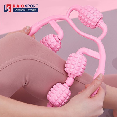 Con lăn massage KUNOSPORT giúp bắp chân tay thon gọn giãn cơ tập yoga,mát xa vai cổ nam nữ tiện lợi dụng cụ mát xa cao cấp