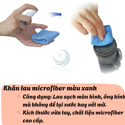 Bộ Vệ Sinh Máy Ảnh Đa Năng 7 Món- Bộ Dụng Cụ Làm Sạch Ống Kính & Màn Hình Chuyên Dụng- Kit Vệ Sinh Camera - Lens Cleaning Kit- Bộ Dụng Cụ Bảo Dưỡng Máy Ảnh Chuyên Nghiệp...Hàng nhập khẩu