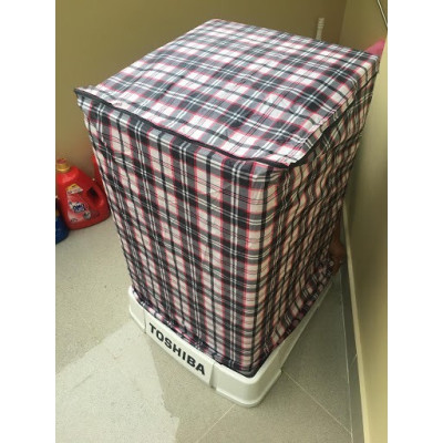 Áo trùm máy giặt cửa trên cho máy từ 6 - 8kg , vải dù cao cấp chống thấm nước , bảo vệ máy khỏi bụi bẩn , mưa - nắng giao màu ngẫu nhiên