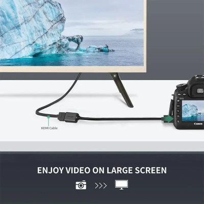 Ugreen UG2013720137TK Màu Đen Đầu chuyển đổi Mini HDMI sang HDMI âm - HÀNG CHÍNH HÃNG