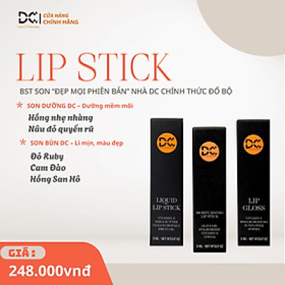 DC LIP STICK- SON BÙN MÀU CAM ĐÀO
