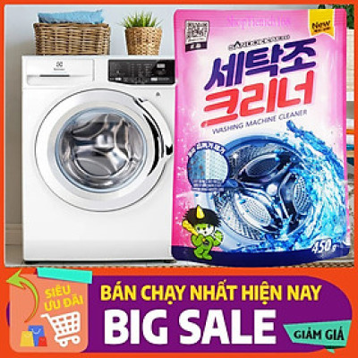 Bột tẩy vệ sinh lồng máy giặt Sandokkaebi 450g Hàn Quốc - hàng chính hãng