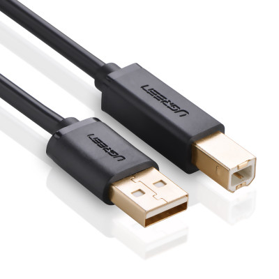 Dây máy in USB 2.0 chuẩn A đực sang chuẩn B đực độ dài từ 1-5m UGREEN US135 - Hàng Chính hãng