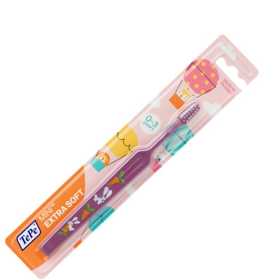 Bàn chải đánh răng siêu mềm cho trẻ 0-3 tuổi Tepe Mini X-soft nhiều màu