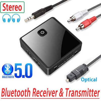 ROGTZ - Thiết bị thu phát âm thanh Bluetooth đa năng NFC M6 Bluetooth 5.0, Chế độ chuyển đổi linh hoạt, Phạm vi 10m. Màn hình LCD, Điều khiển từ xa, Tích hợp Micro, Pin Lithium-Ion 3.7V/500mAh, Hỗ trợ FM, USB, Thẻ TF - Hàng Chính Hãng
