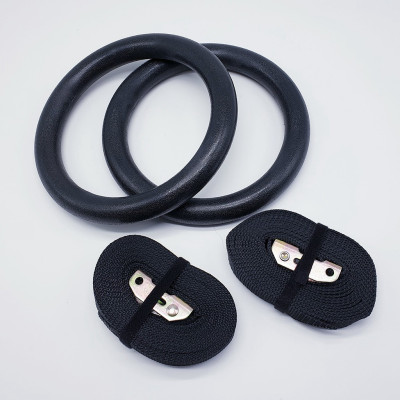 Bộ vòng xà tập thể dục RingDip (có khóa chốt điều chỉnh), dây dài 4.5m điều chỉnh dễ dàng cho các bài tập, chịu tải 120kg, an toàn cho người sử dụng