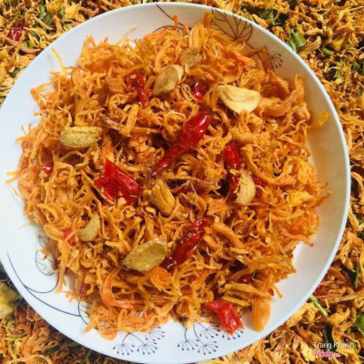 500G KHÔ GÀ BƠ TỎI THƠM NGON CHẤT LƯỢNG