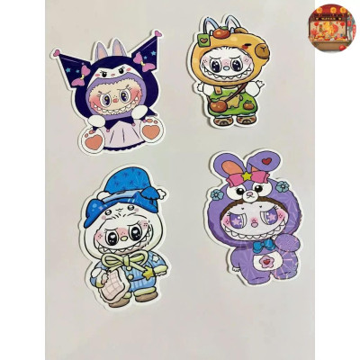 Set 100 & Set 50 Bao Lì Xì Chibi Labubu Tết Hottrend Ất Tị 2025 - Phản Quang - giao mẫu ngẫu nhiên