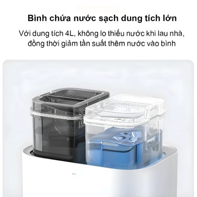 Robot Hút Bụi Lau Nhà Xiaomi Robot Vacuum X20+ | Lực Hút Mạnh 6000Pa | Lau xoay siêu tốc | Hàng Chính Hãng