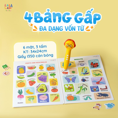 Bút Chấm Đọc Lala Magic Pen Song Ngữ Việt Anh - Đồ Chơi Âm Thanh Tích Hợp Đa Chức Năng kèm Thu Âm Cho Bé – Lalala Baby
