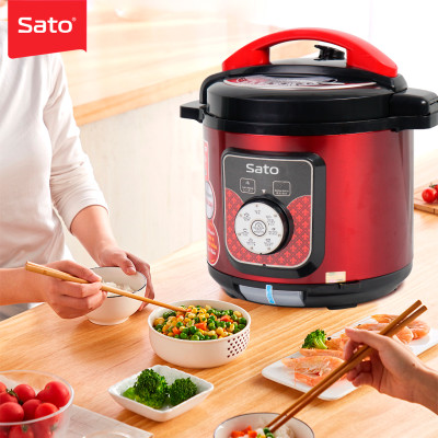 Nồi áp suất đa năng SATO Việt Nhật ST-6AS025 6.0L đa chức năng nấu cơm, nấu cháo, hầm, ninh súp, giữ ấm, làm sữa chua - Miễn phí vận chuyển toàn quốc - Hàng Chính Hãng