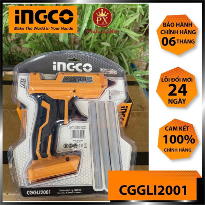 Súng bắn keo dùng pin Lithium 20V Ingco CGGLI2001 ( không kèm pin và sạc )