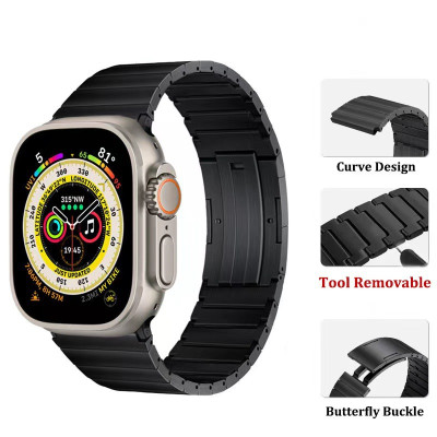 Dây Đeo Titanium dành cho Apple Watch (Series 1-8)/ Apple Watch Ultra Kai.N Ultra Titanium Metal Size 49/ 45/ 44/ 42MM_ Hàng Chính Hãng