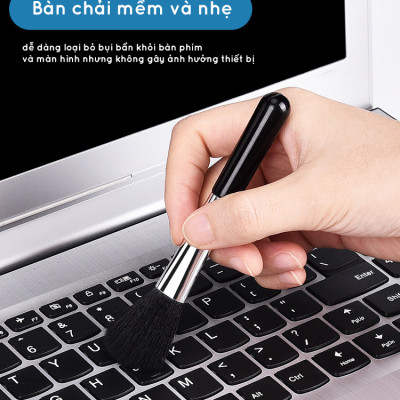 Bộ vệ sinh làm sạch cho Bàn Phím Macbook / Laptop / Airpods / Màn hình, Lỗ Loa, Cổng Sạc iPad / iPhone / Samsung / Smartphone - Hàng Chính Hãng