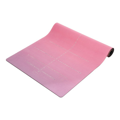 Thảm tập yoga chính hãng Yvonne, Pole Star Pink, (TẶNG KÈM 3 PHẦN QUÀ) dày 4mm bề mặt nhám, siêu bám, chống trơn trượt, ưa mồ hôi