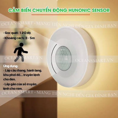 Bộ Cảm Biến Chuyển Động Hunonic Pir Sensor - HNSSPIR - HÀNG CHÍNH HÃNG