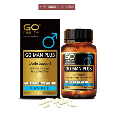 Bộ Sản Phẩm Tăng Cường Sinh Lực, Sinh Lý Nam Cho Người Bị Gout: Viên Gout Go Celery 16000mg 30 Viên, Viên Tăng Cường Sinh Lý Nam Go Man Plus 30 Viên