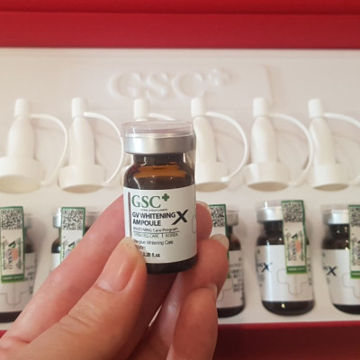 Tế bào gốc t rị nám, tàn nhang, t r ị thâm, làm trắng da Hàn Quốc GSC GV WHITENING AMPOULE