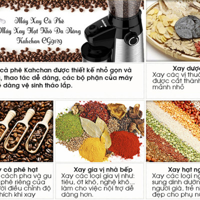 Máy Xay Cà Phê Chuyên Nghiệp Kahchan CG9129 - Hàng Nhập Khẩu