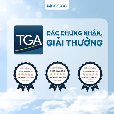 Sữa tắm tạo bọt thuần chay cho bé cho da nhạy cảm, viêm da cơ địa, không SLS, Sulfate  MooGoo