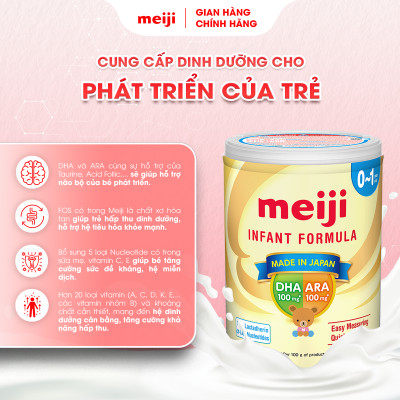Combo 1 Hộp Thực Phẩm Bổ Sung Meiji Mama Milk (350g) Và 1 Hộp Sản Phẩm Dinh Dưỡng Công Thức Meiji Infant Formula (800g)