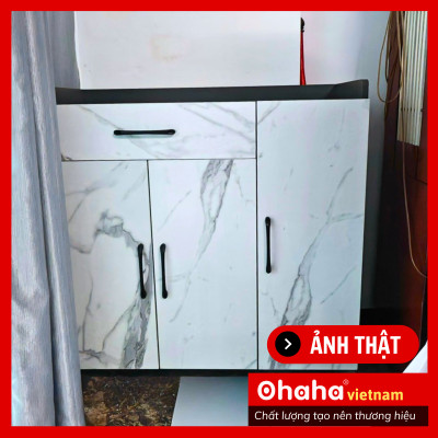 [Kèm Ảnh Thực Tế - Miễn phí vận chuyển & Lắp đặt] TỦ GIÀY THÔNG MINH CAO CẤP GIẢ ĐÁ - TGCC008