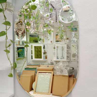 Gương soi Kibath 2 đầu bo tròn KB-225