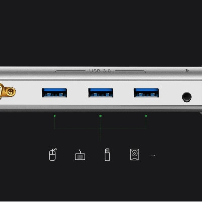 Bộ chuyển đổi đa năng USB type-C cho Macbook Ugreen 40373 cao cấp - Hàng Chính Hãng