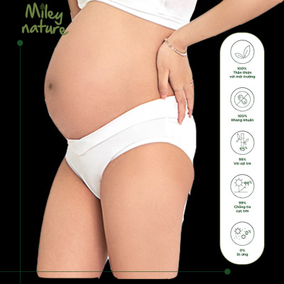 Quần Lót Bầu Cạp Chéo Vải Sợi Thiên Nhiên Cao Cấp Miley Nature Miley Lingerie PRB0200