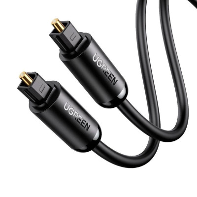Ugreen UG70893AV122TK 3M cáp quang Toslink Optical đầu mạ vàng 24k âm thanh 7.1 màu đen - HÀNG CHÍNH HÃNG