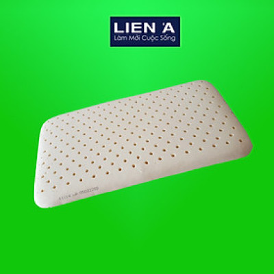 Gối Cao Su Trẻ Em Liên Á Oval 22x40x4cm - Cao Cu Thiên Nhiên 100%