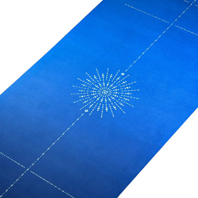 Thảm tập yoga chính hãng Yvonne, Pole Star Blue (TẶNG KÈM 3 PHẦN QUÀ), dày 6mm, bề mặt nhám, siêu bám, chống trơn trượt, thấm hút mồ hôi, càng nhiều mồ hôi càng bám, dễ vệ sinh, bề đẹp, sang trọng