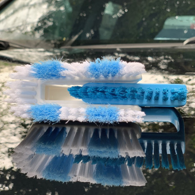 Bàn chải giặt quần áo Kai, lông bàn chải được làm từ các sợi nilon tổng hợp rất bền và dai - nội địa Nhật Bản 